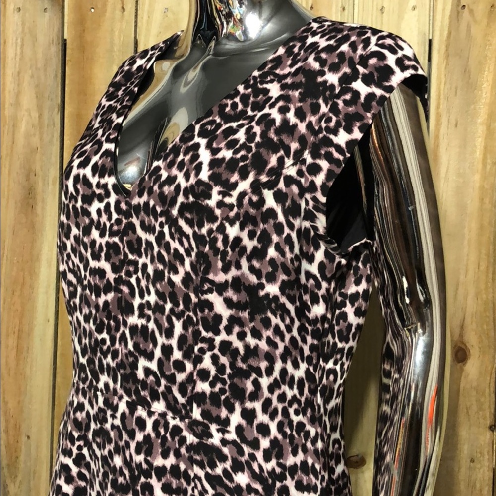 Rebecca Taylor purple animal print dress - Picture 5 of 6